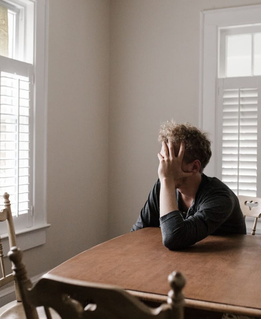 man keeps losing things in house