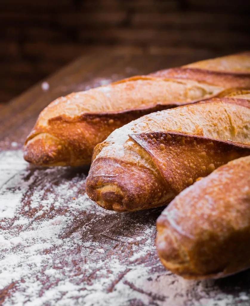 bread that just came out of the oven.