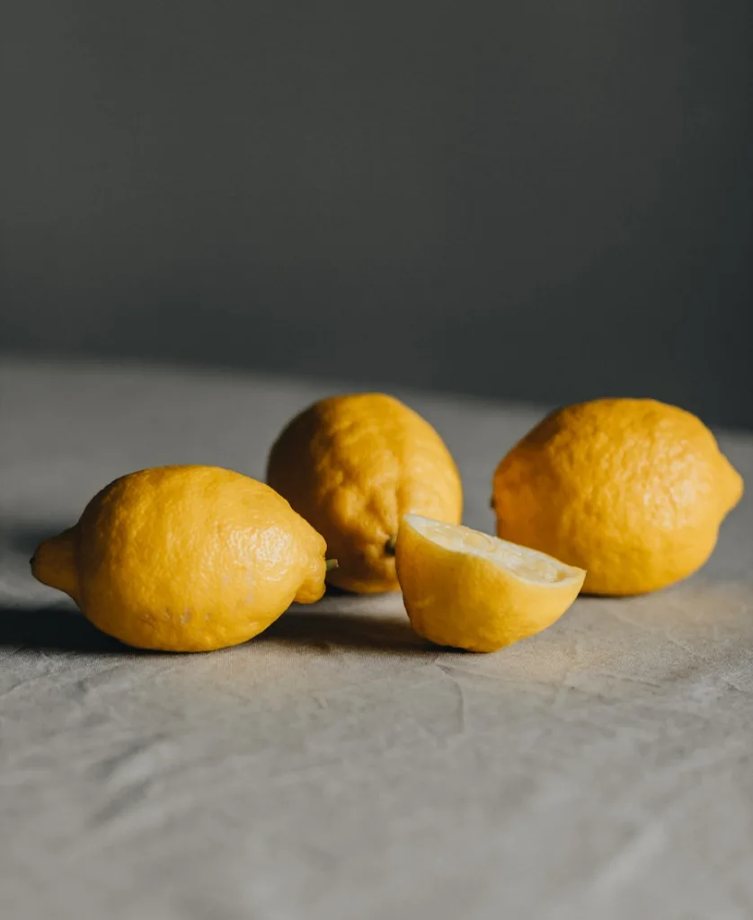 lemons on the table