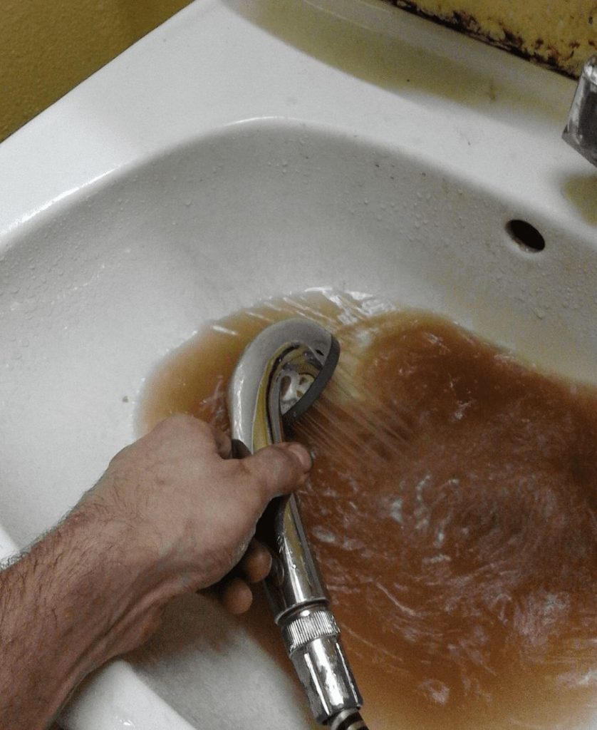 Dirty Water in a sink 